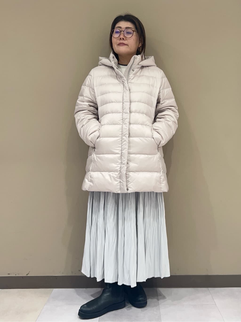fukuさんの「UNTITLED｜◆【アンサンブル可能/6色展開】スパンレーヨン プルオーバーニット」を使ったコーディネート