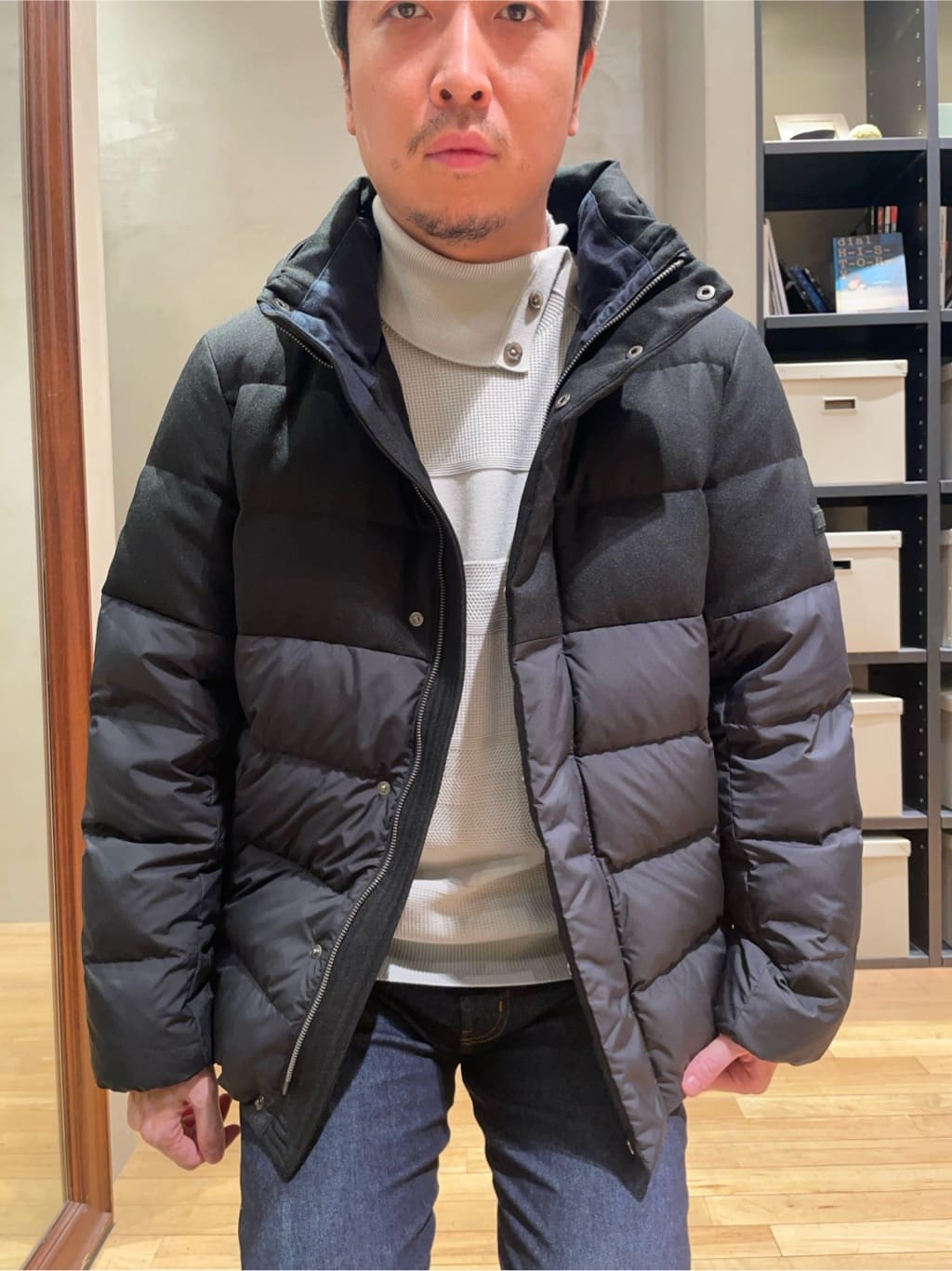 IMAIさんの「TAKEO KIKUCHI｜【モンスターストレッチ】日本製 ワンウォッシュ デニムパンツ」を使ったコーディネート