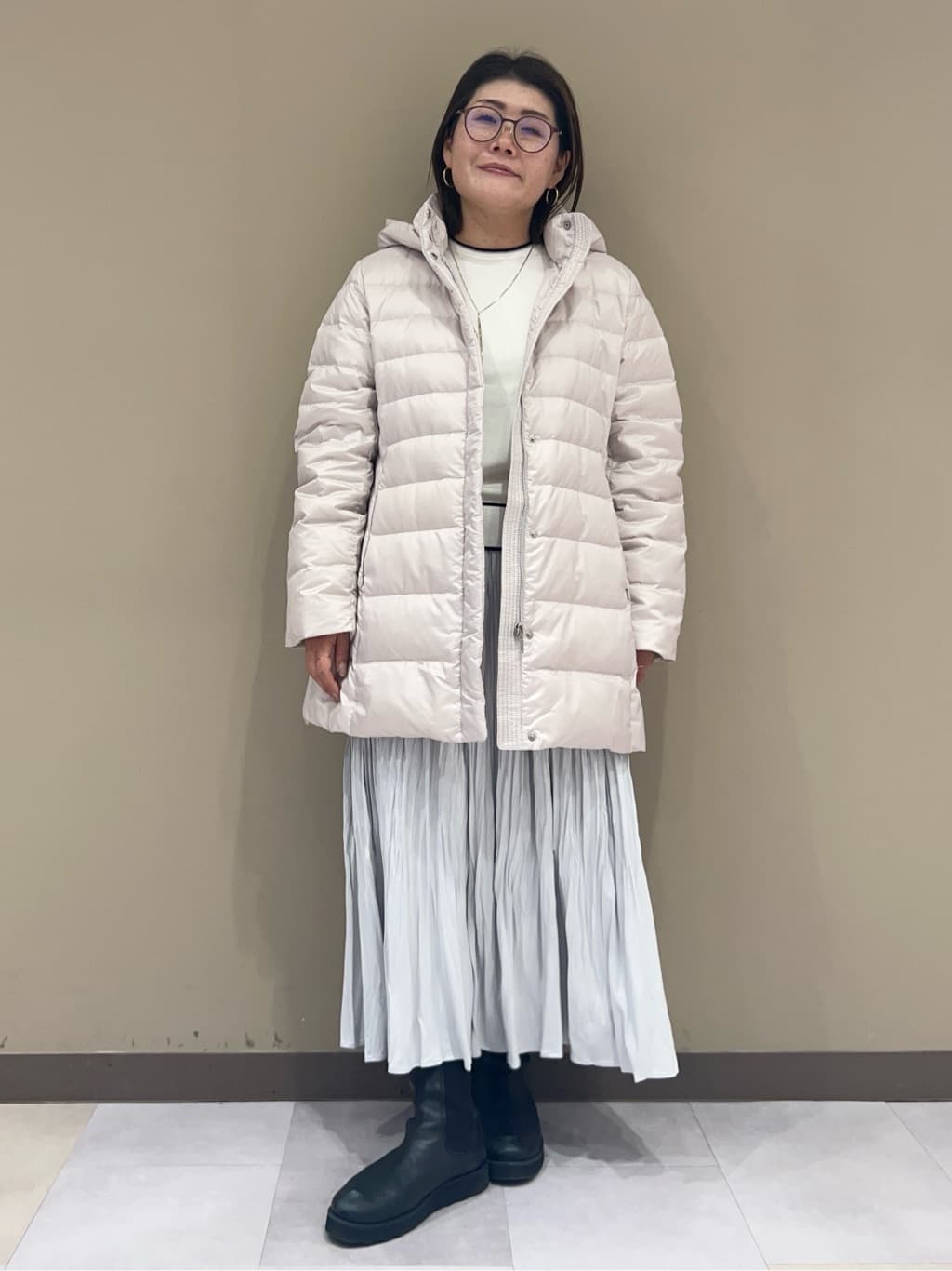 fukuさんの「UNTITLED｜◆【アンサンブル可能/6色展開】スパンレーヨン プルオーバーニット」を使ったコーディネート
