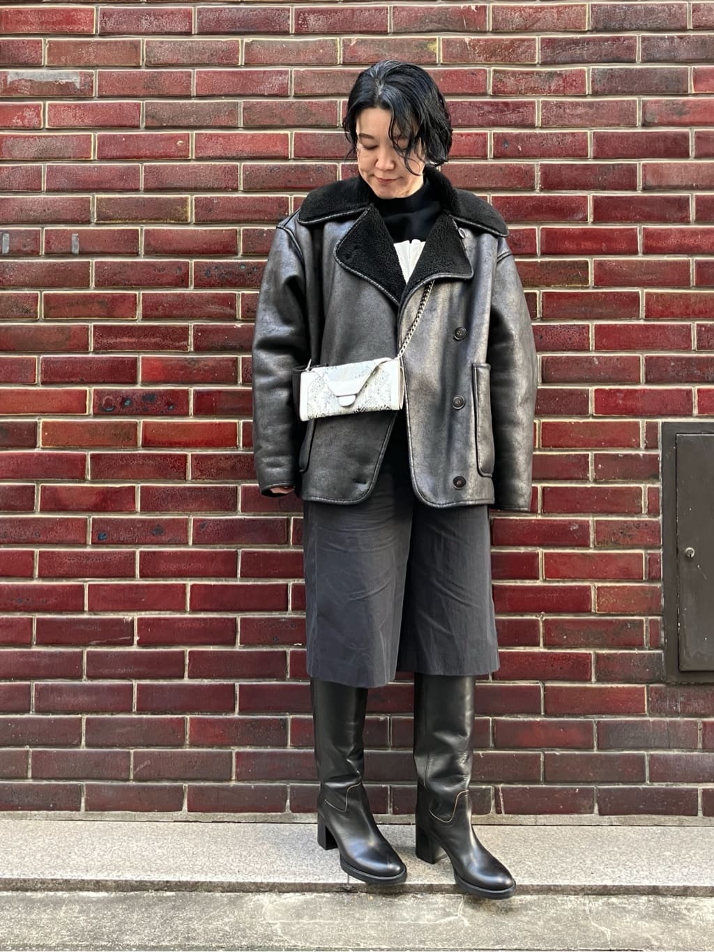 Cさんの「HIROKO HAYASHI｜チェーン付長財布用 ロングチェーン」を使ったコーディネート