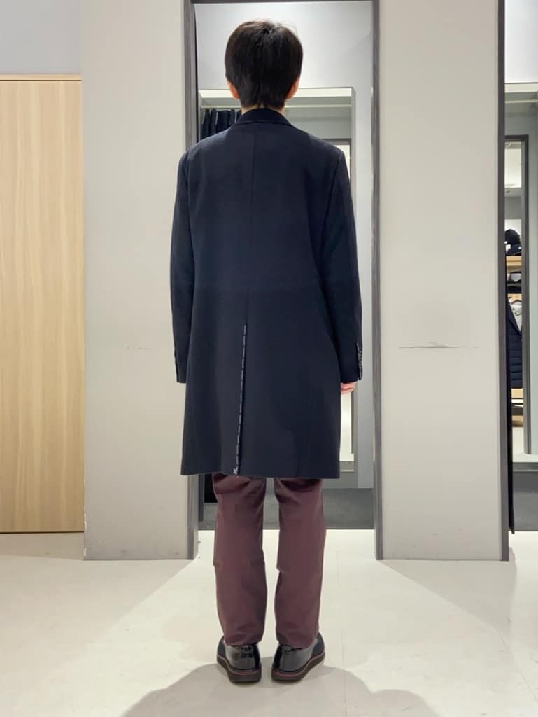 わいずみさんの「TAKEO KIKUCHI｜ウールカシミヤブレンド チェスターコート」を使ったコーディネート