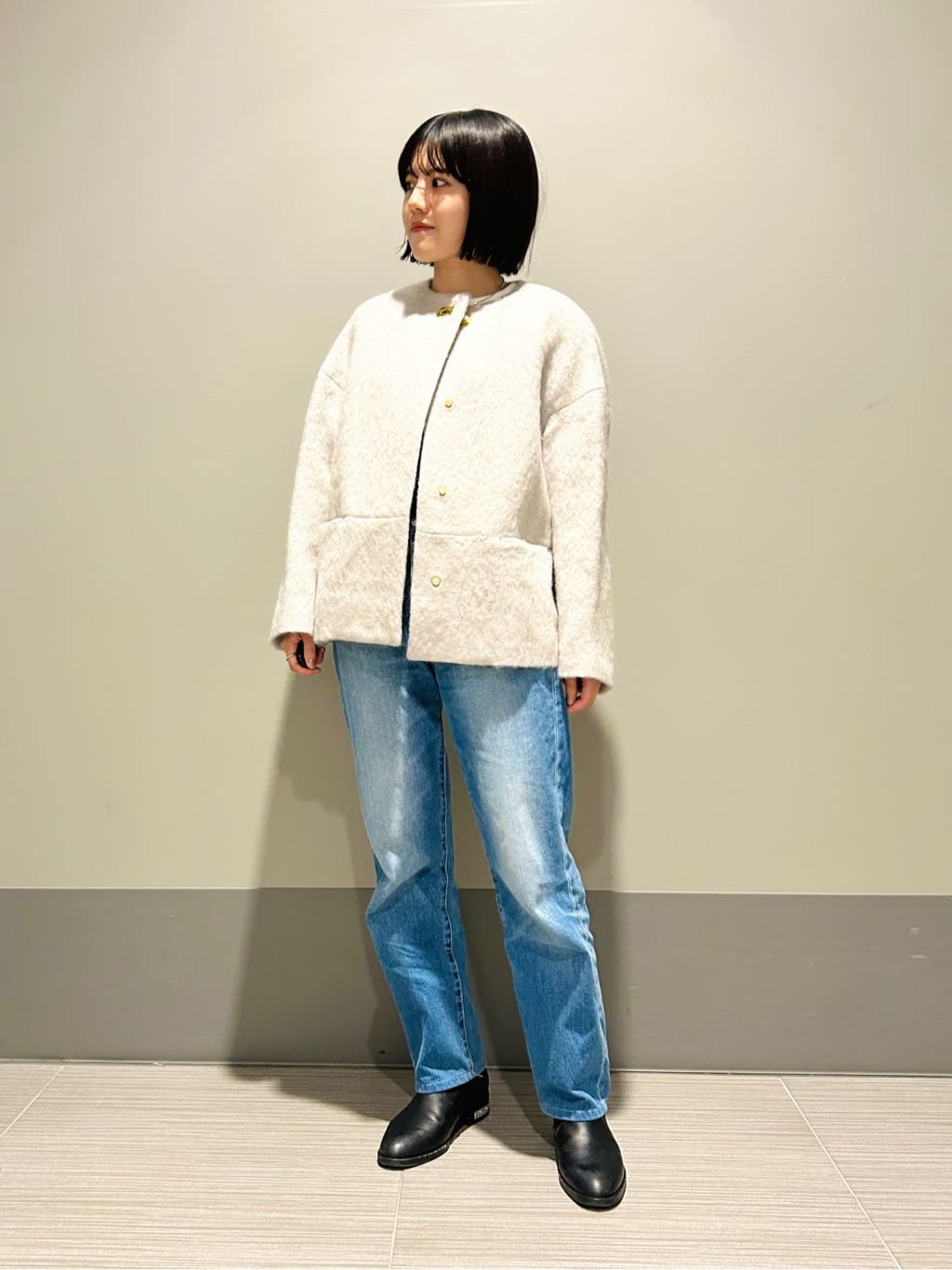 cocoさんの「DRESSTERIOR｜【ウォッシャブル】テーパードコンフォートデニム」を使ったコーディネート