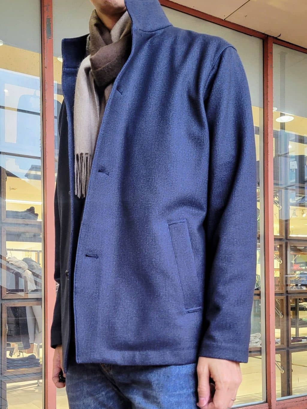 piroyaさんの「TAKEO KIKUCHI｜【DOWN FABRIC】ダウンファブリック スタンドカラーブルゾン」を使ったコーディネート