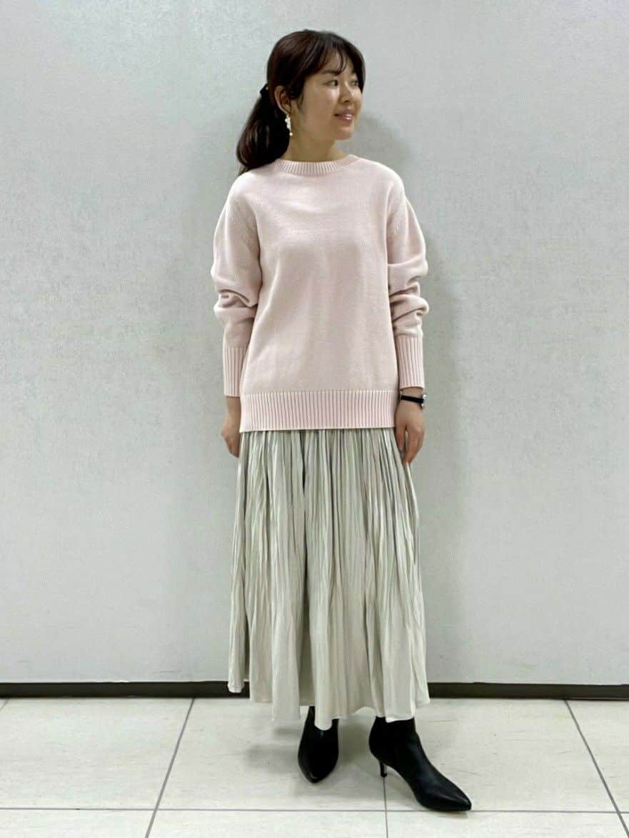 Mさんの「UNTITLED｜【日本製／通勤／フォーマル】カシミヤ混ノーカラーコート」を使ったコーディネート