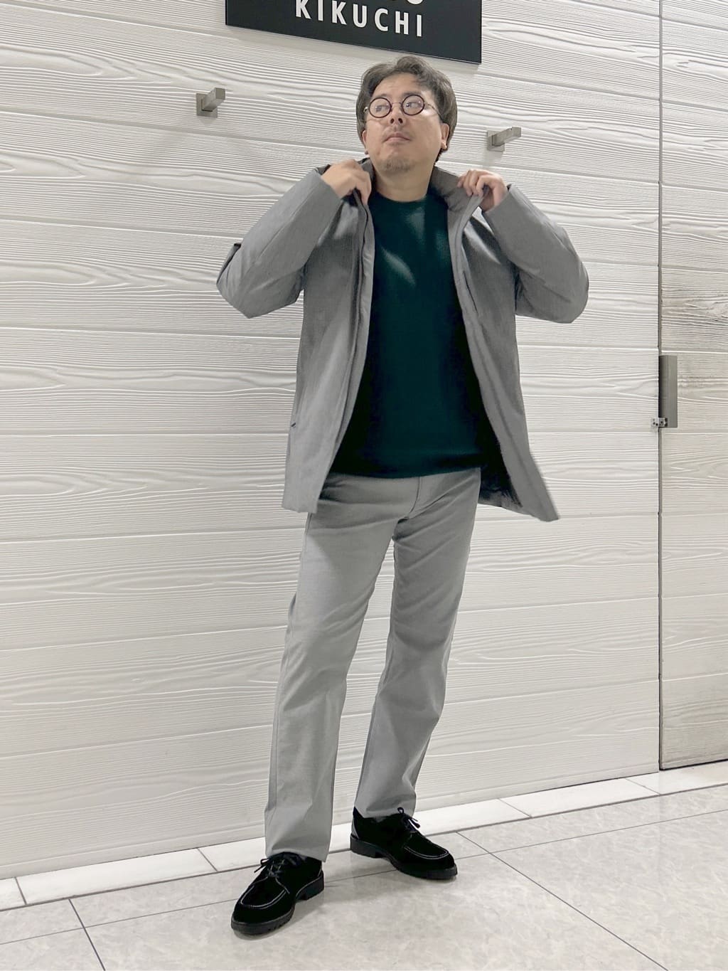 すーさんの「TAKEO KIKUCHI｜【Made in JAPAN】播州織 ストレッチ パンツ」を使ったコーディネート
