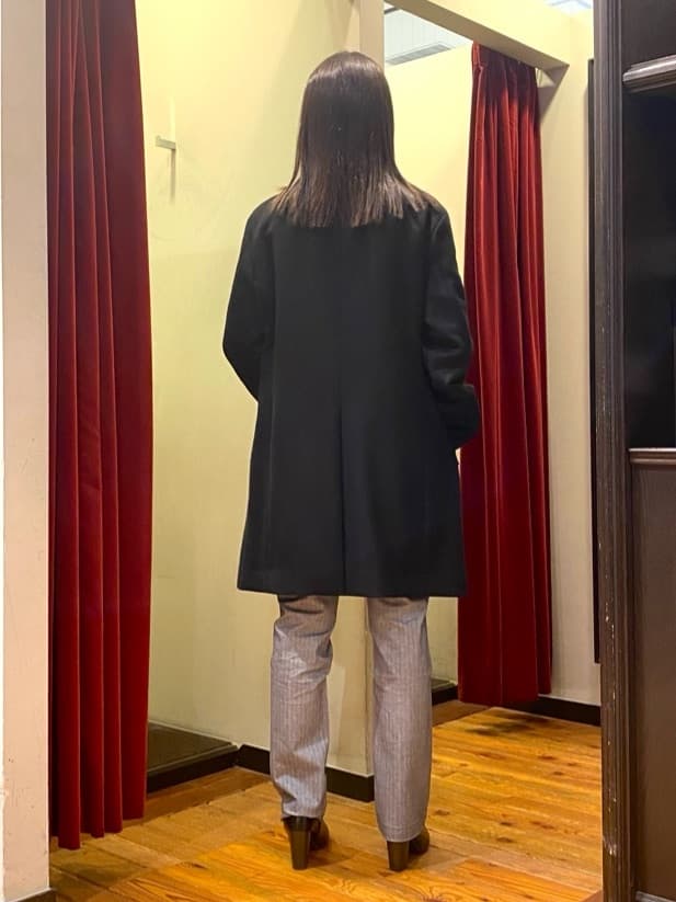 かわぴーさんの「TAKEO KIKUCHI｜【ウールカシミヤブレンド】ビーバー調 スタンドカラー コート」を使ったコーディネート