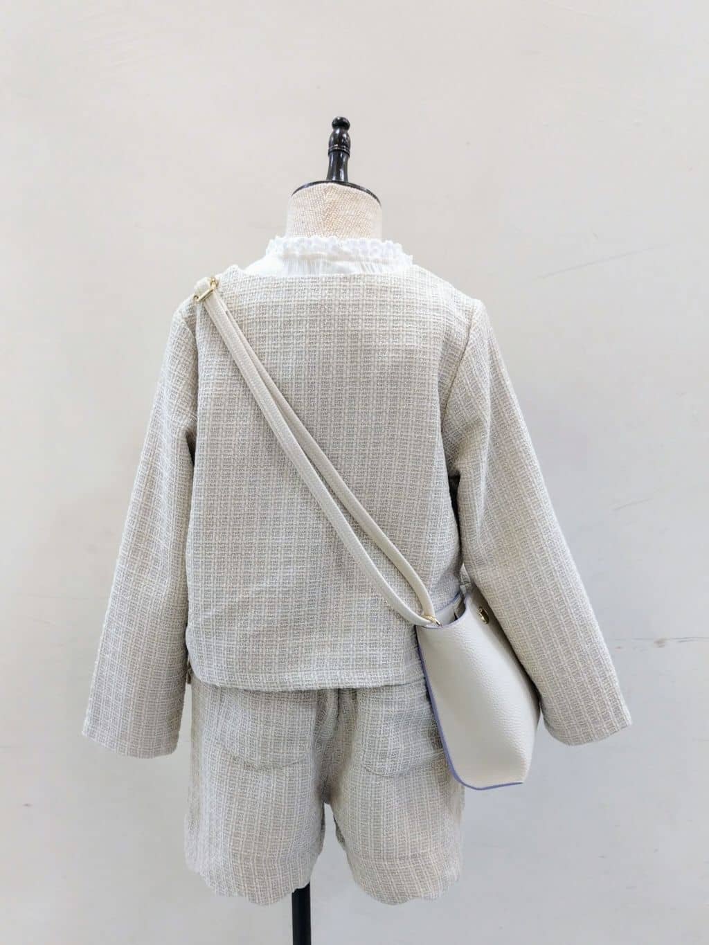 yuzuyamamaさんの「SHOO･LA･RUE｜◆【100-140cm/プチセレ】ツイードジャケット」を使ったコーディネート