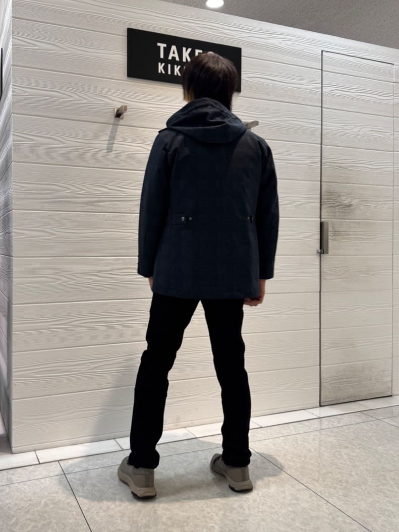 井出恭輔さんの「TAKEO KIKUCHI｜【3WAY】ジャカード グレンチェック ダウンライナー ブルゾン」を使ったコーディネート