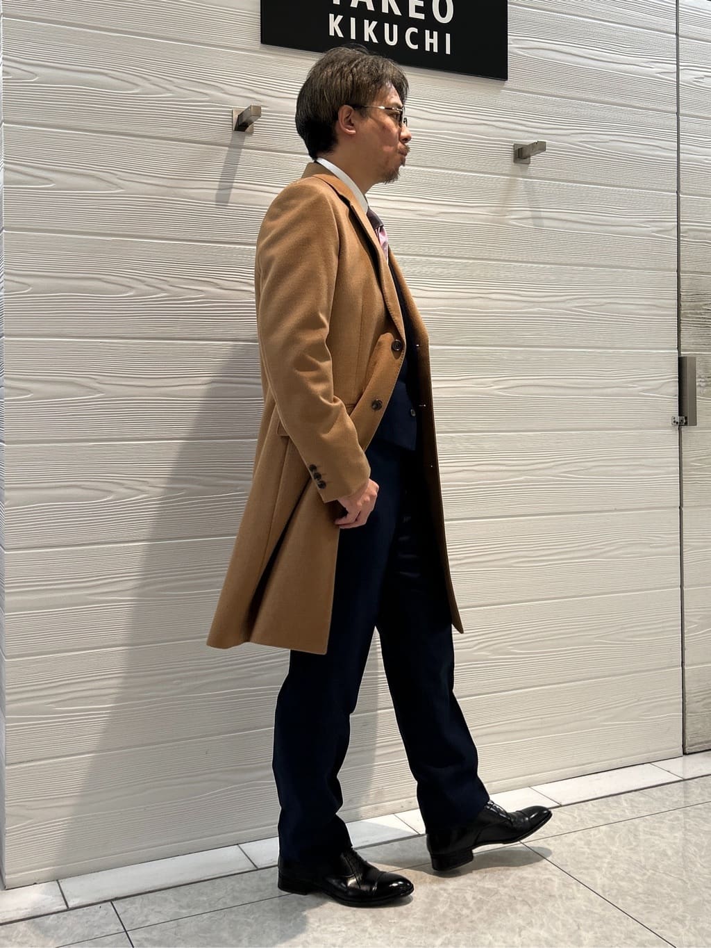 すーさんの「TAKEO KIKUCHI｜【Three by Three】シャイニーシャークピンヘッド スーツ/3ピース対応可」を使ったコーディネート