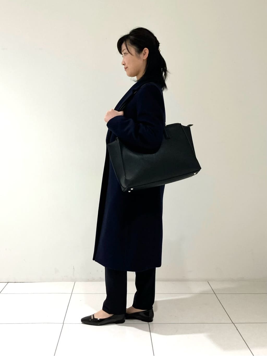momokoさんの「INDIVI｜【洗える／UVケア／スーツ】ストレッチテーラードカラージャケット」を使ったコーディネート