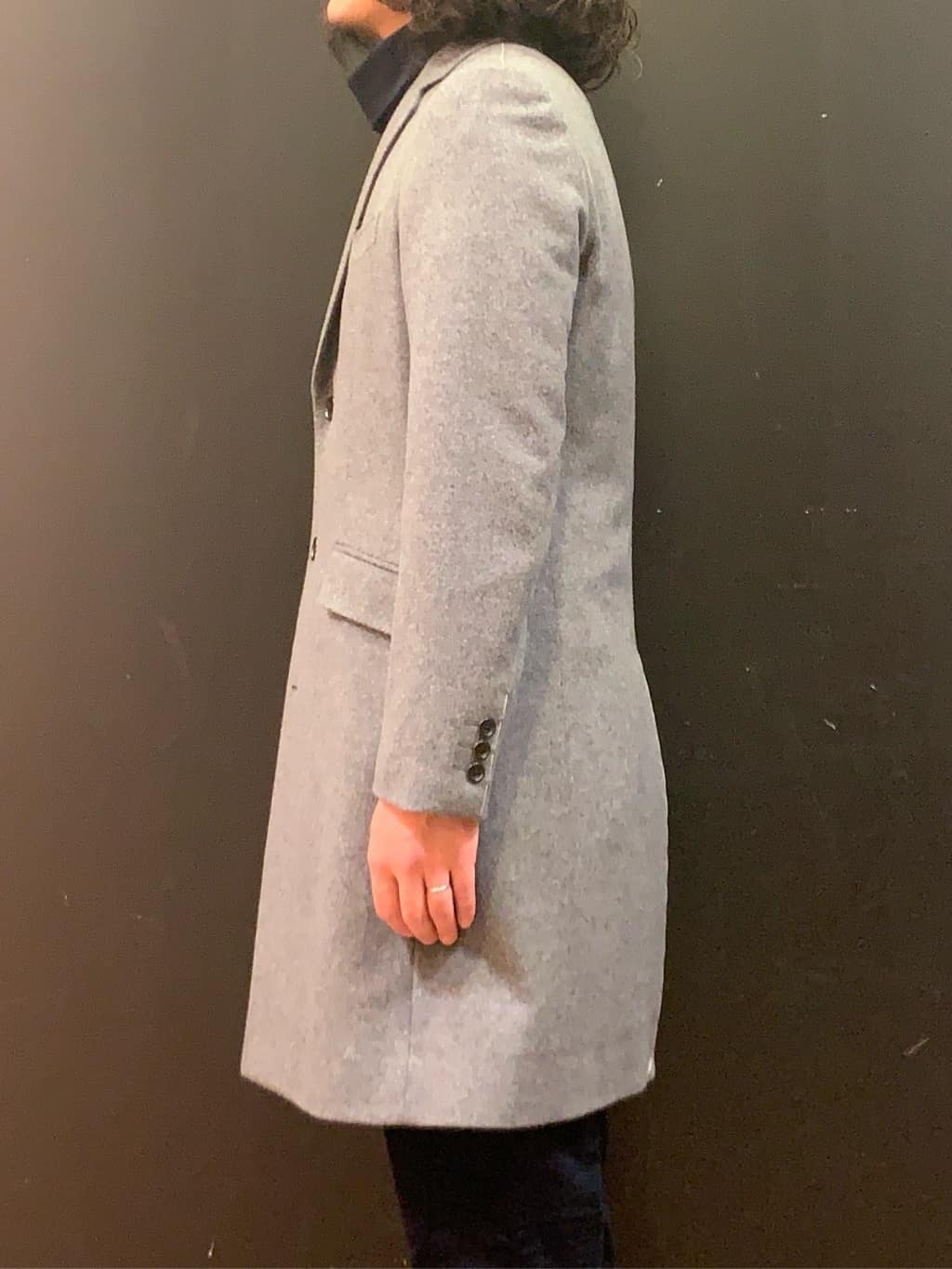 木村剛さんの「TAKEO KIKUCHI｜ウールカシミヤブレンド チェスターコート」を使ったコーディネート