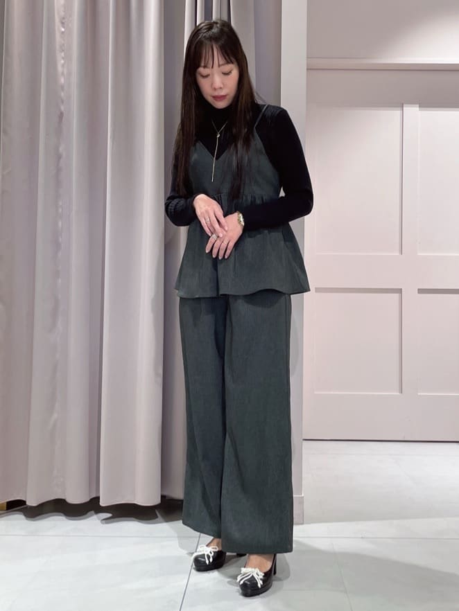 maiさんの「ESPERANZA｜3WAYチャンキーヒールパンプス」を使ったコーディネート