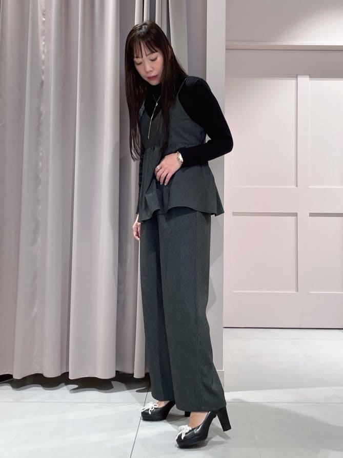 maiさんの「ESPERANZA｜3WAYチャンキーヒールパンプス」を使ったコーディネート
