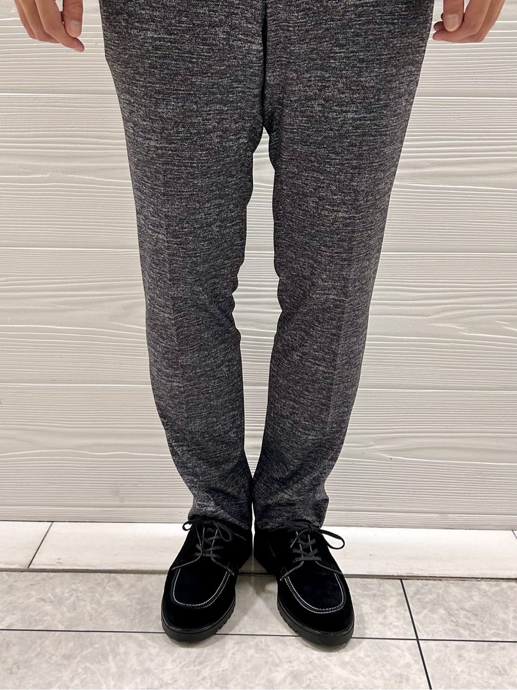 すーさんの「TAKEO KIKUCHI｜【ONOFF対応】TRダブルニット ストレッチパンツ」を使ったコーディネート