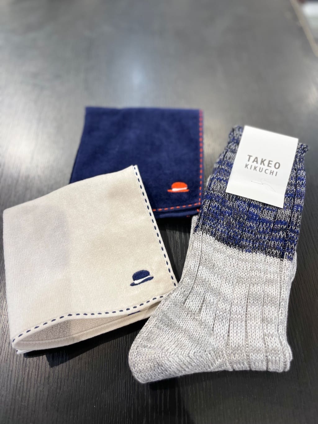 ritoさんの「TAKEO KIKUCHI｜【Made in JAPAN】タオルハンカチ」を使ったコーディネート