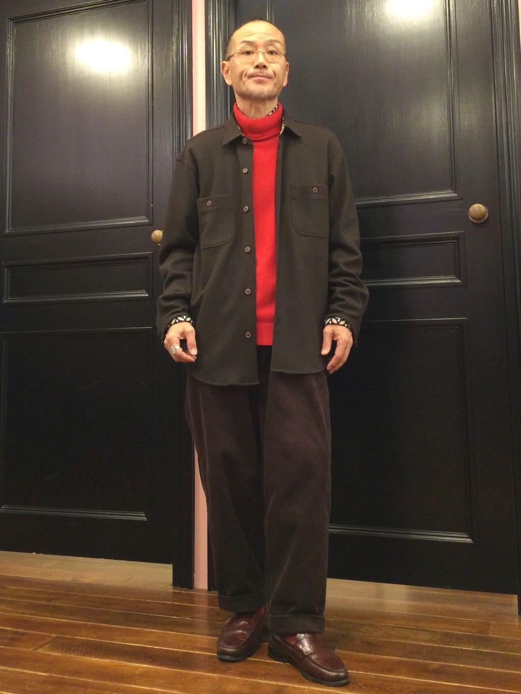 torigoeさんの「DRESSTERIOR｜オーバーラップサークルシルクスカーフ」を使ったコーディネート