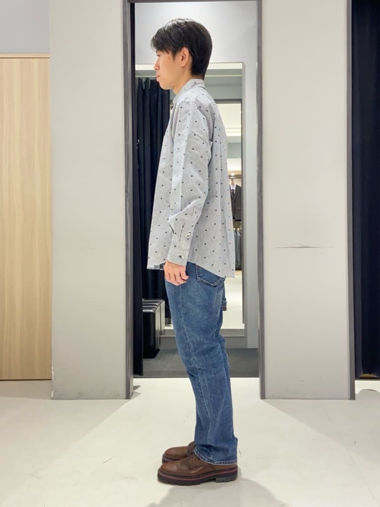わいずみさんの「TAKEO KIKUCHI｜ウールカシミヤブレンド チェスターコート」を使ったコーディネート