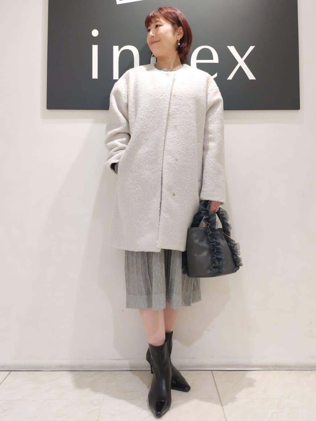 n.さんの「index｜《5色展開／XS-LLサイズ》ストレッチテーラードジャケット／セットアップ対応【イージーアイロン】」を使ったコーディネート