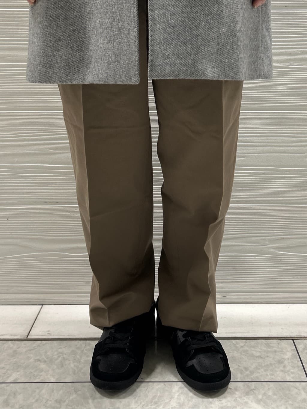 すーさんの「TAKEO KIKUCHI｜【ウールカシミヤブレンド】ビーバー調 スタンドカラー コート」を使ったコーディネート