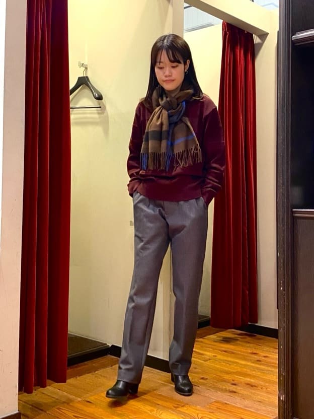 かわぴーさんの「TAKEO KIKUCHI｜【DOWN FABRIC】ダウンファブリック ドレスパンツ / セットアップ対応」を使ったコーディネート
