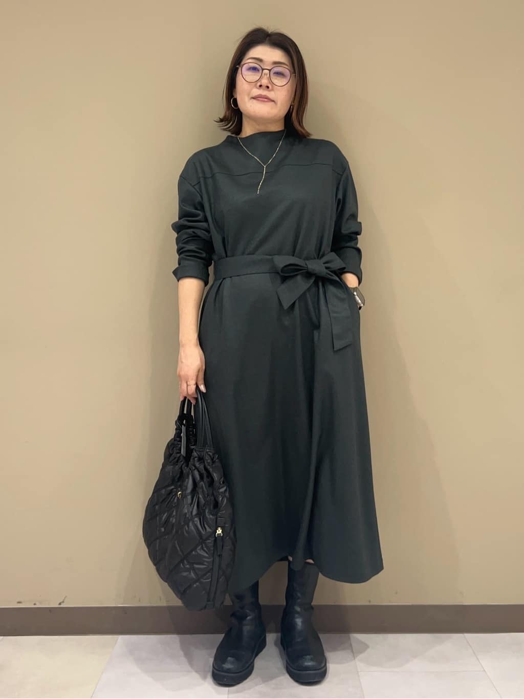 fukuさんの「UNTITLED｜◆軽やかナイロンフラットトート」を使ったコーディネート