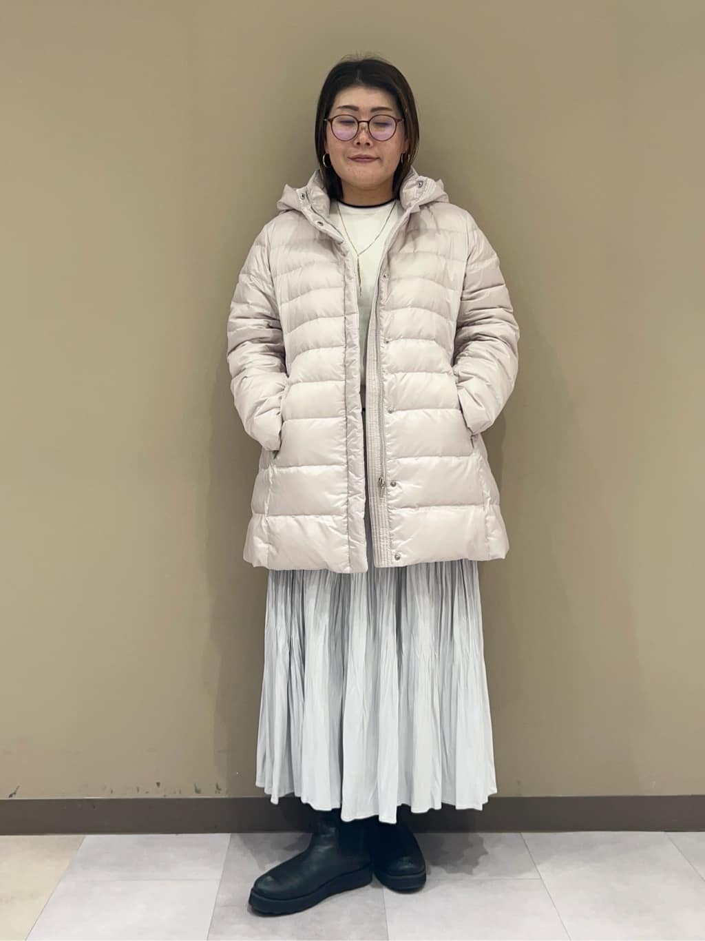fukuさんの「UNTITLED｜◆【アンサンブル可能/6色展開】スパンレーヨン プルオーバーニット」を使ったコーディネート