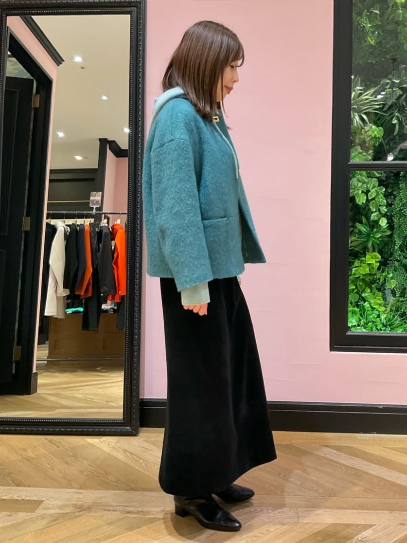 maruさんの「DRESSTERIOR｜◆コーデュロイイージースカート」を使ったコーディネート