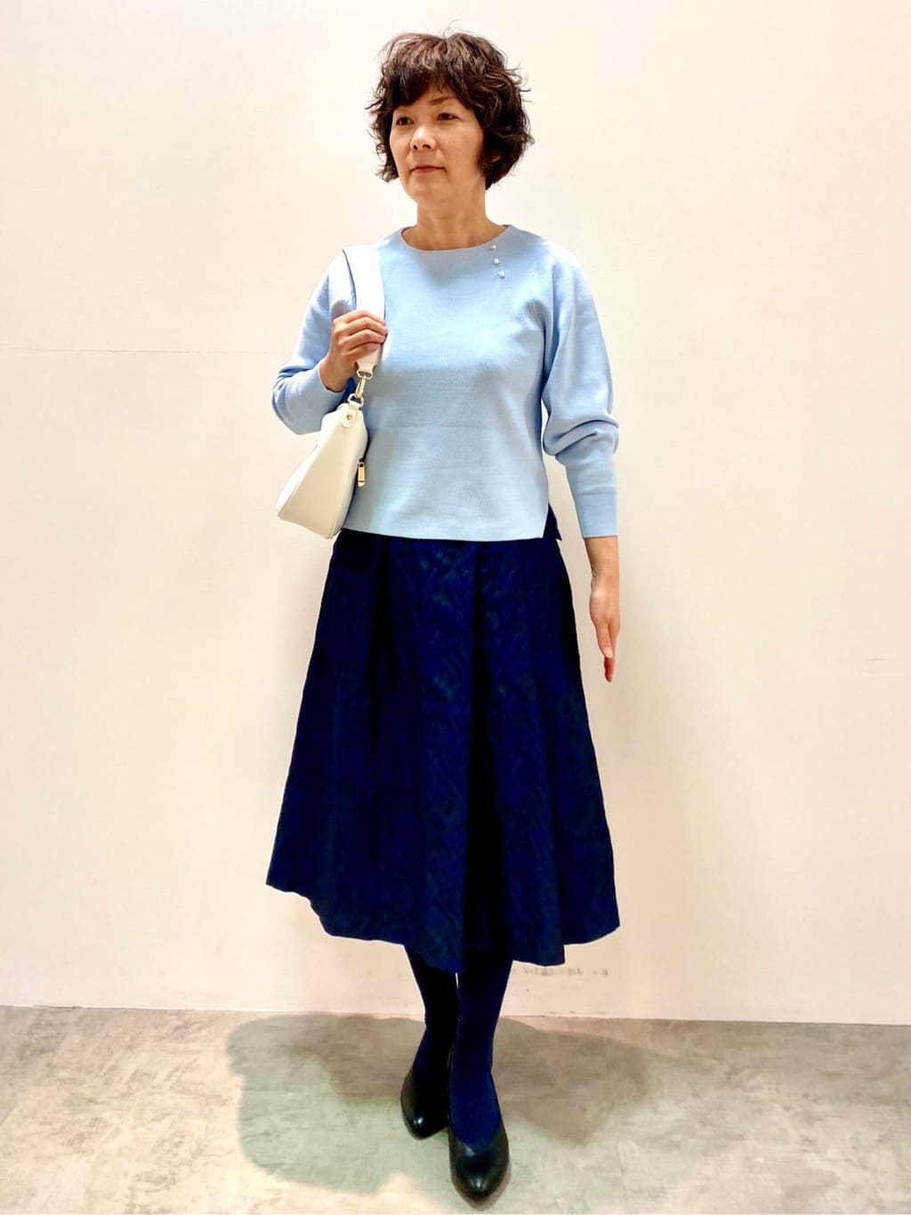 oharaさんの「Reflect｜◆【夏SALE／手洗い可】パフスリーブニット」を使ったコーディネート