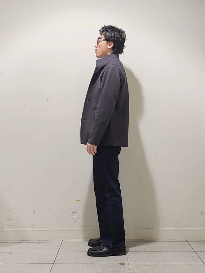 Maedaさんの「TAKEO KIKUCHI｜【DOWN FABRIC】ダウンファブリック スタンドカラーブルゾン」を使ったコーディネート