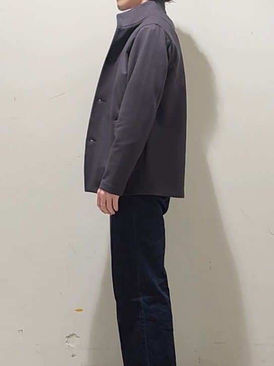 Maedaさんの「TAKEO KIKUCHI｜【DOWN FABRIC】ダウンファブリック スタンドカラーブルゾン」を使ったコーディネート