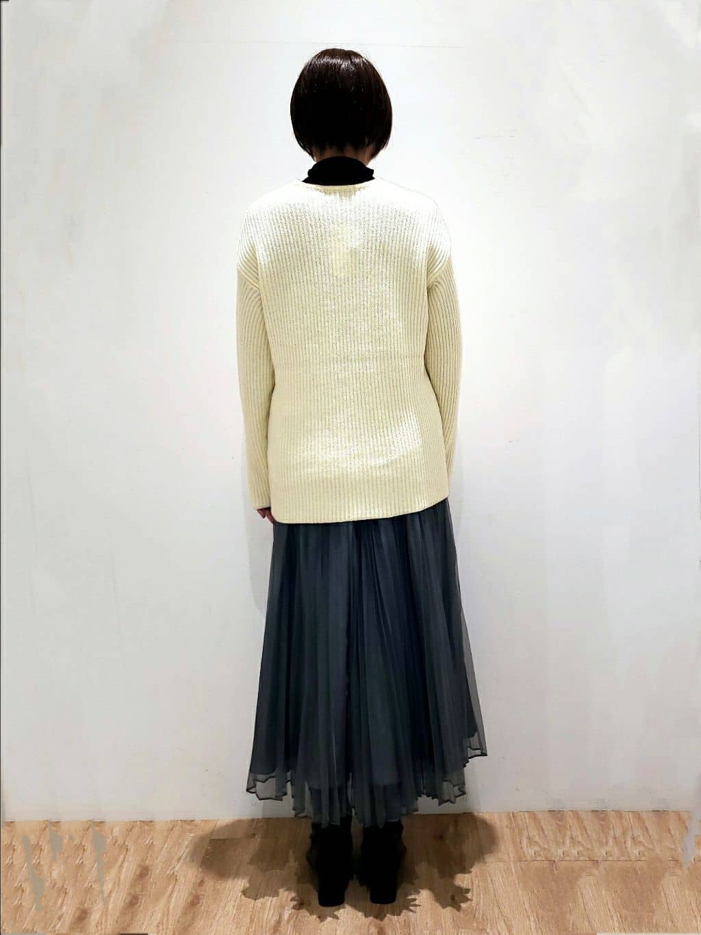 SHIMAKOさんの「OPAQUE.CLIP｜◆シアーメロウハイネックトップス【洗濯機洗い可】」を使ったコーディネート