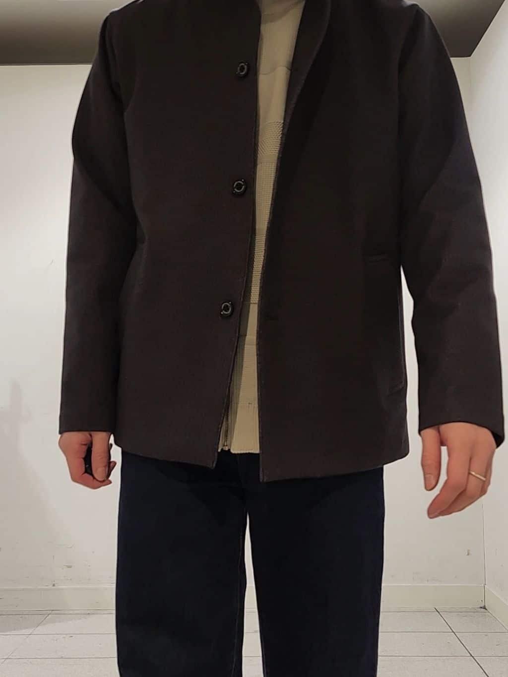 Maedaさんの「TAKEO KIKUCHI｜【DOWN FABRIC】ダウンファブリック スタンドカラーブルゾン」を使ったコーディネート