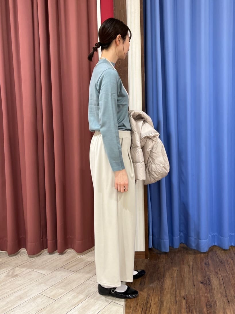 muさんの「SHOO･LA･RUE｜◆【セレモニー】2連ダイヤレーンロングネックレス」を使ったコーディネート