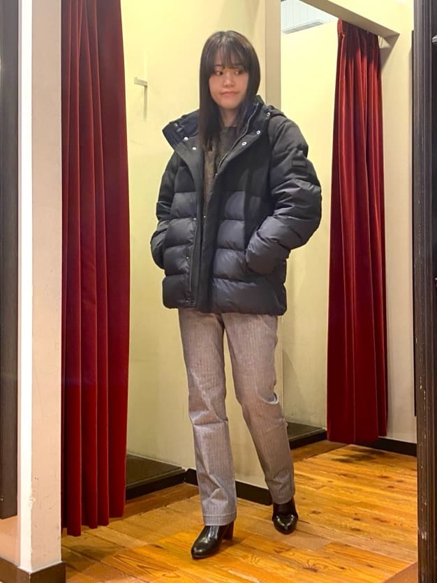 かわぴーさんの「TAKEO KIKUCHI｜【Made in JAPAN】播州織 ヘリンボン ストレート パンツ」を使ったコーディネート