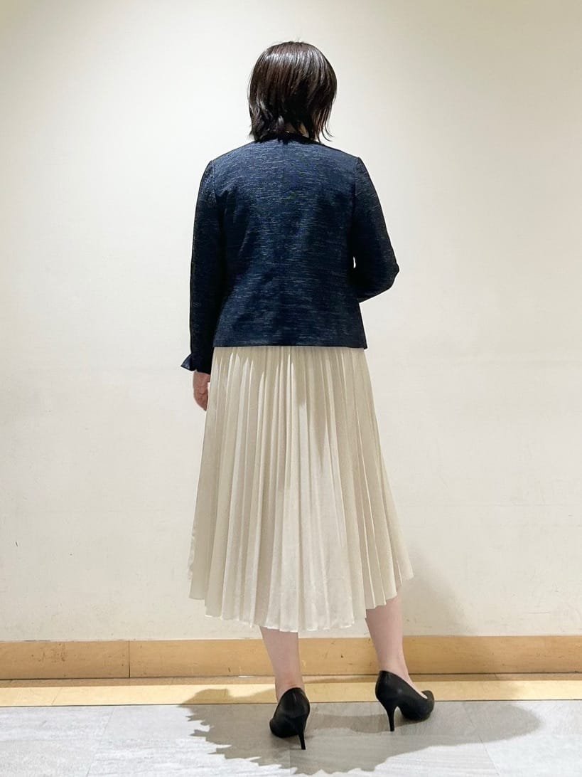 Ryoさんの「INDIVI｜【マルチWAY】3点セットパール調ネックレス」を使ったコーディネート