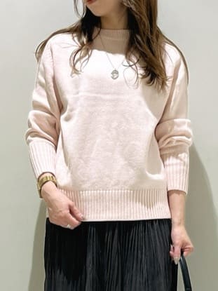 sattoさんの「UNTITLED｜◆【洗える/体型カバー】コットンウールプルオーバーニット」を使ったコーディネート