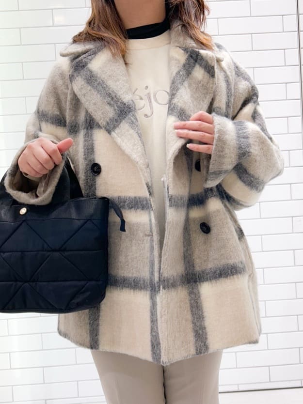 chicchi♪さんの「OPAQUE.CLIP｜◆刺繍ロゴニット【洗濯機洗い可】」を使ったコーディネート