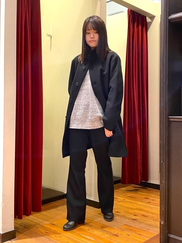 かわぴーさんの「TAKEO KIKUCHI｜【ウールカシミヤブレンド】ビーバー調 スタンドカラー コート」を使ったコーディネート