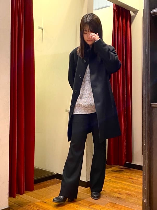 かわぴーさんの「TAKEO KIKUCHI｜【ウールカシミヤブレンド】ビーバー調 スタンドカラー コート」を使ったコーディネート