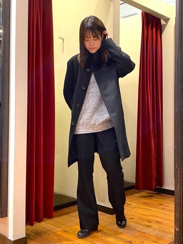 かわぴーさんの「TAKEO KIKUCHI｜【ウールカシミヤブレンド】ビーバー調 スタンドカラー コート」を使ったコーディネート