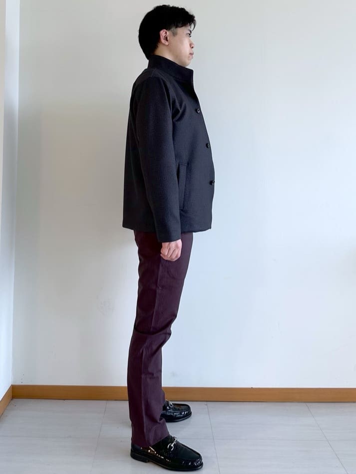 イッシーさんの「TAKEO KIKUCHI｜【DOWN FABRIC】ダウンファブリック スタンドカラーブルゾン」を使ったコーディネート
