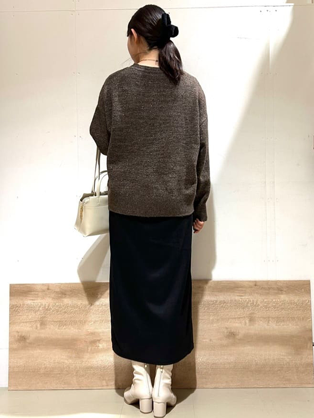 花さんの「SHOO･LA･RUE｜◆【セレモニー/2WAY】三層ミニトートバッグ」を使ったコーディネート