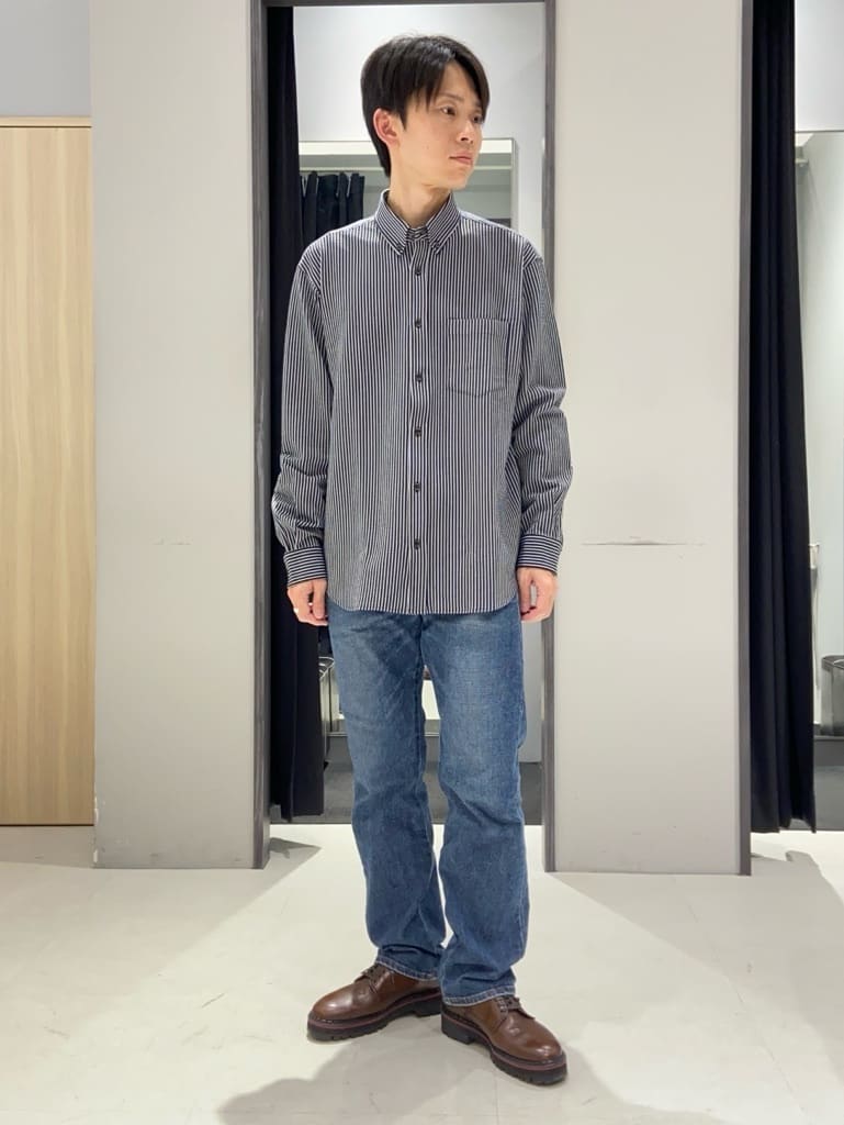 わいずみさんの「TAKEO KIKUCHI｜ウールカシミヤブレンド チェスターコート」を使ったコーディネート