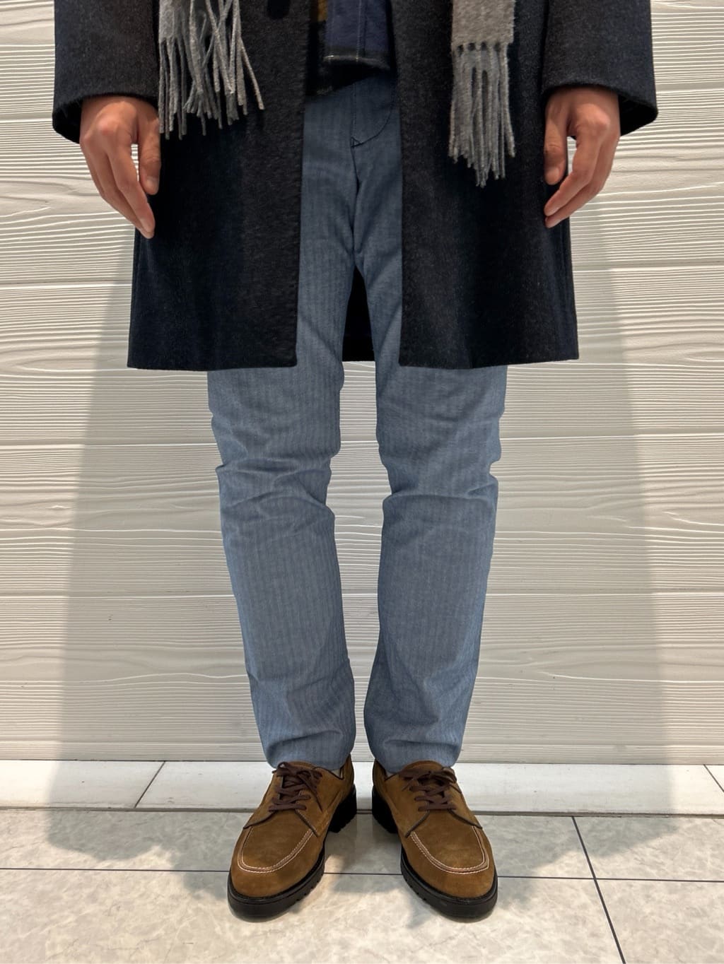 すーさんの「TAKEO KIKUCHI｜【Made in JAPAN】播州織 ヘリンボン ストレート パンツ」を使ったコーディネート