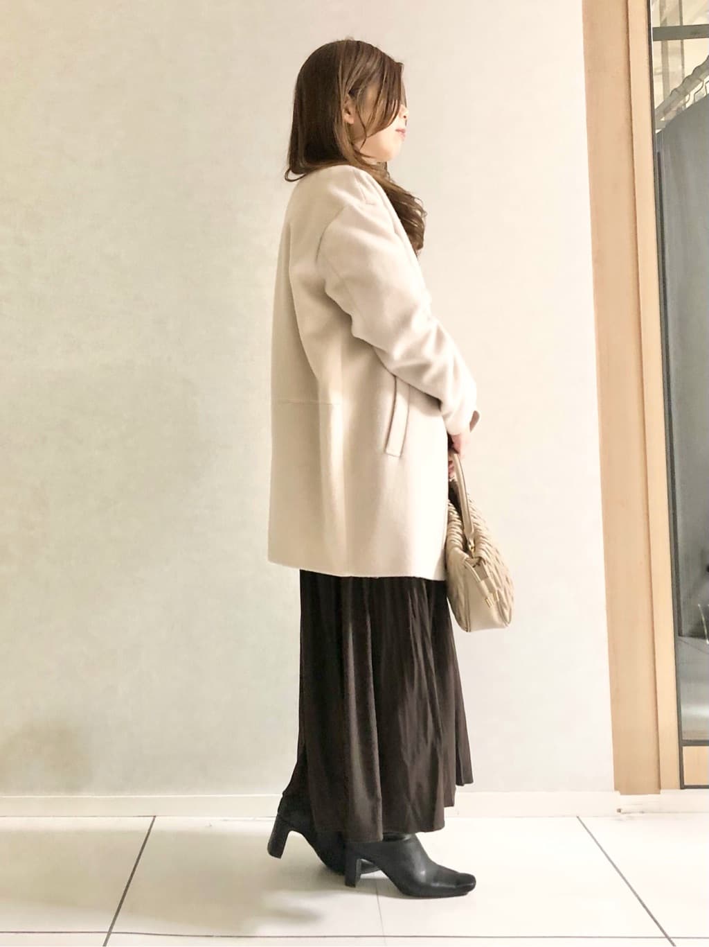 sayuさんの「UNTITLED｜◆【洗える/体型カバー】コットンウールプルオーバーニット」を使ったコーディネート