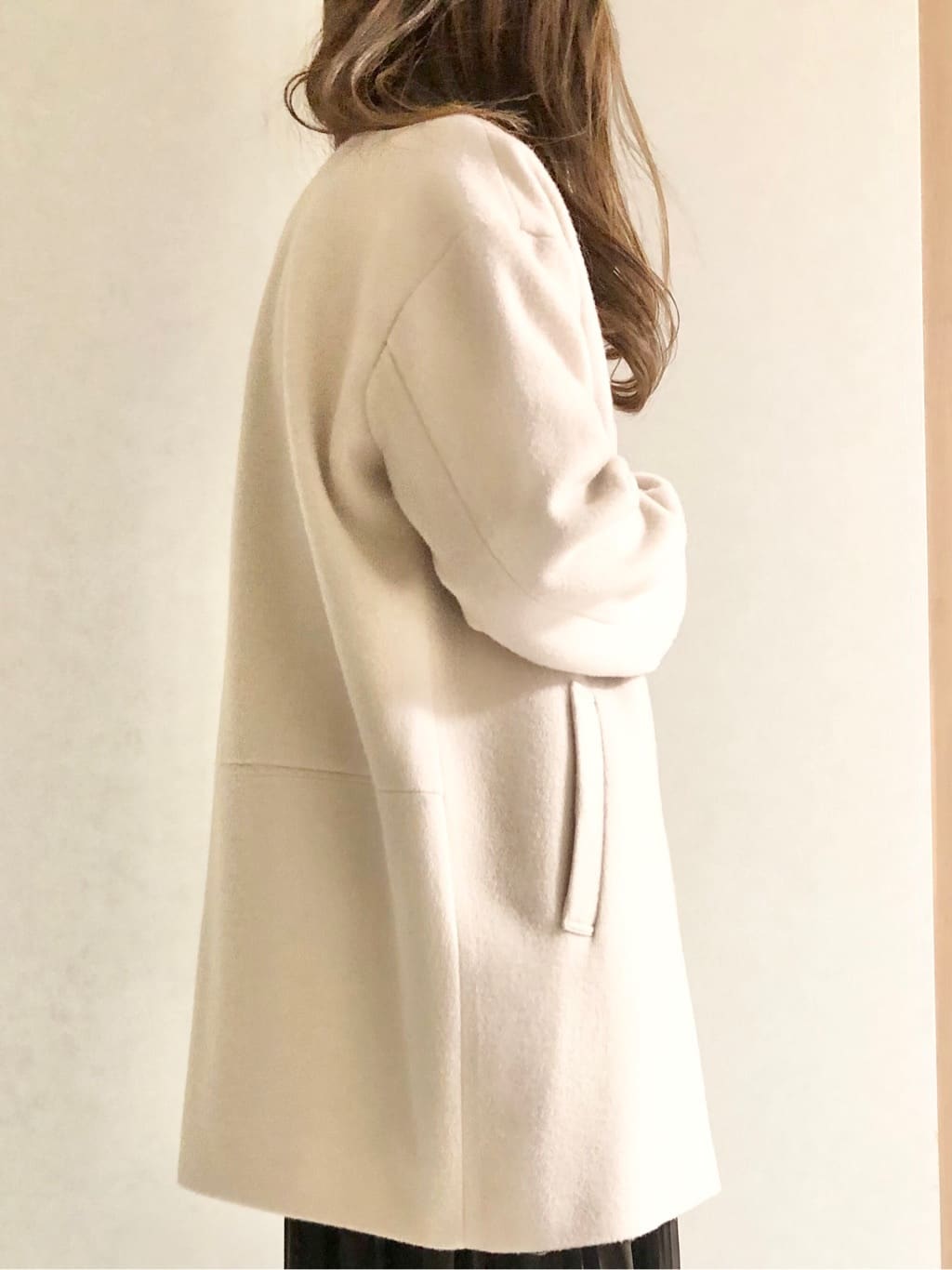 sayuさんの「UNTITLED｜◆【洗える/体型カバー】コットンウールプルオーバーニット」を使ったコーディネート