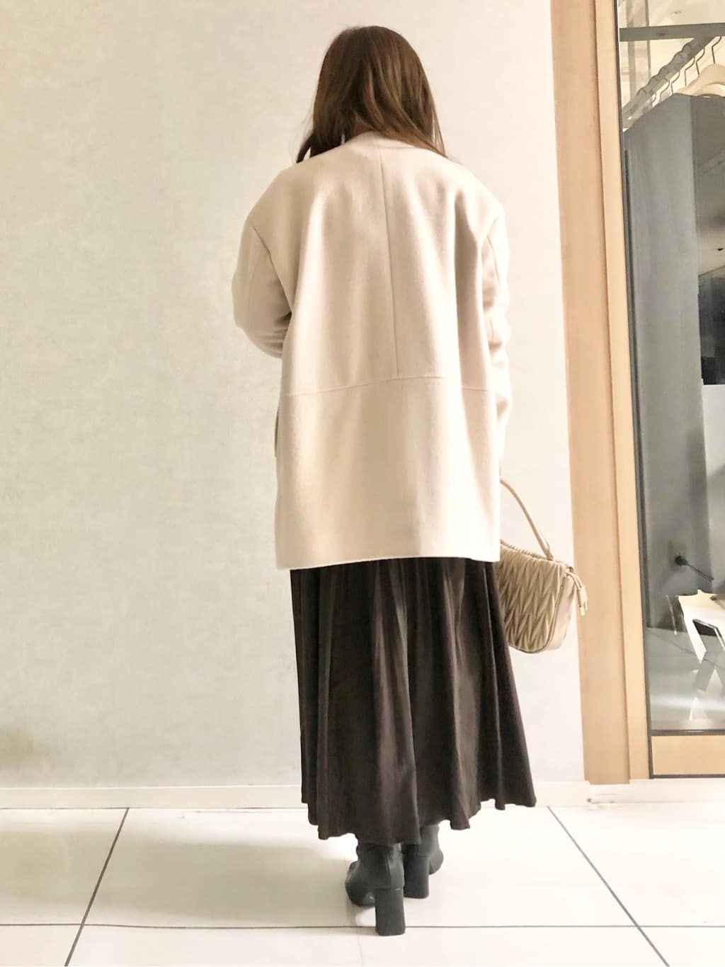 sayuさんの「UNTITLED｜◆【洗える/体型カバー】コットンウールプルオーバーニット」を使ったコーディネート