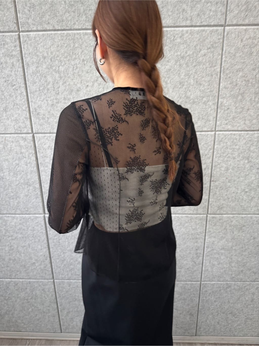 designer yukaさんの「CODE A｜slit jersey skirt」を使ったコーディネート