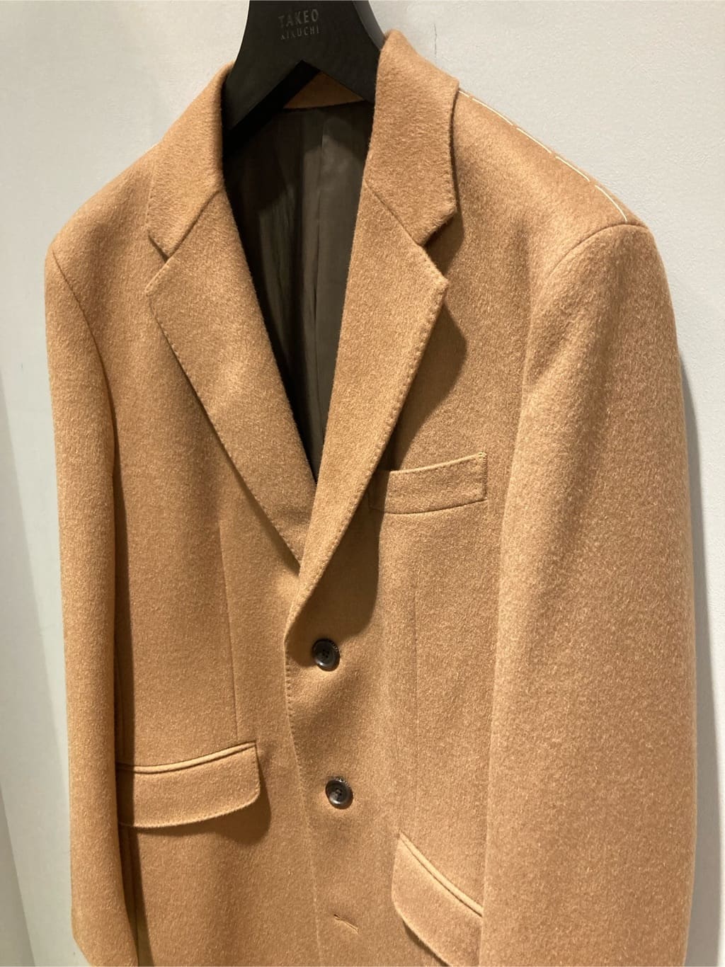 シュンさんの「TAKEO KIKUCHI｜ウールカシミヤブレンド チェスターコート」を使ったコーディネート