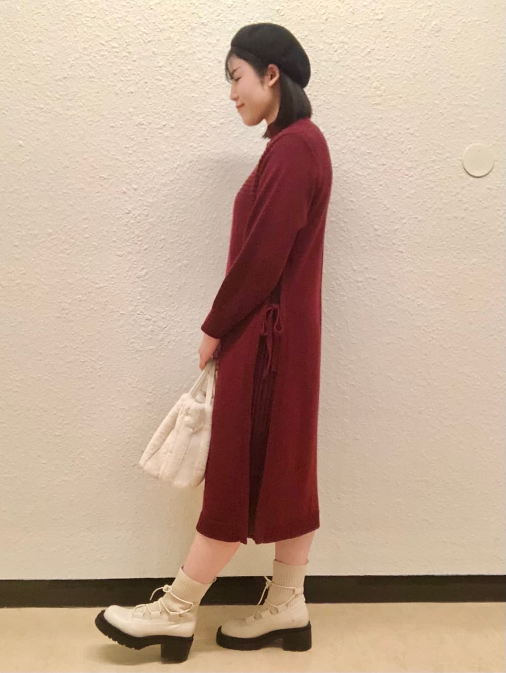 Tsuruさんの「SHOO･LA･RUE｜◆サーモベレー帽」を使ったコーディネート